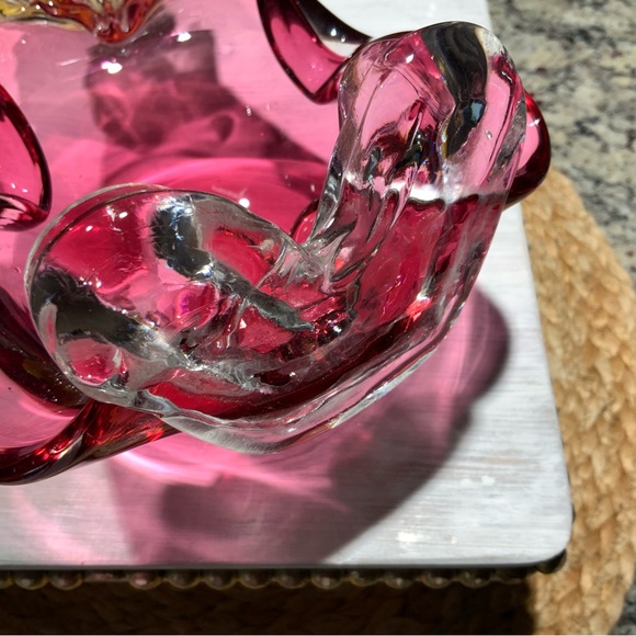 Art Glass Clown Ashtray/Candy/key/Trinket Dish - Picture 3 of 5